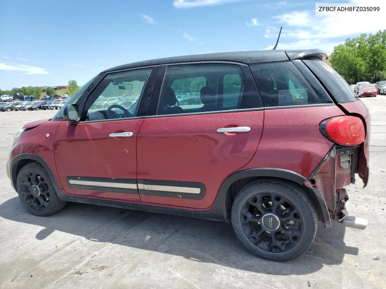 2015 Fiat 500L Trekking VIN: ZFBCFADH8FZ035099 Lot: 63457085