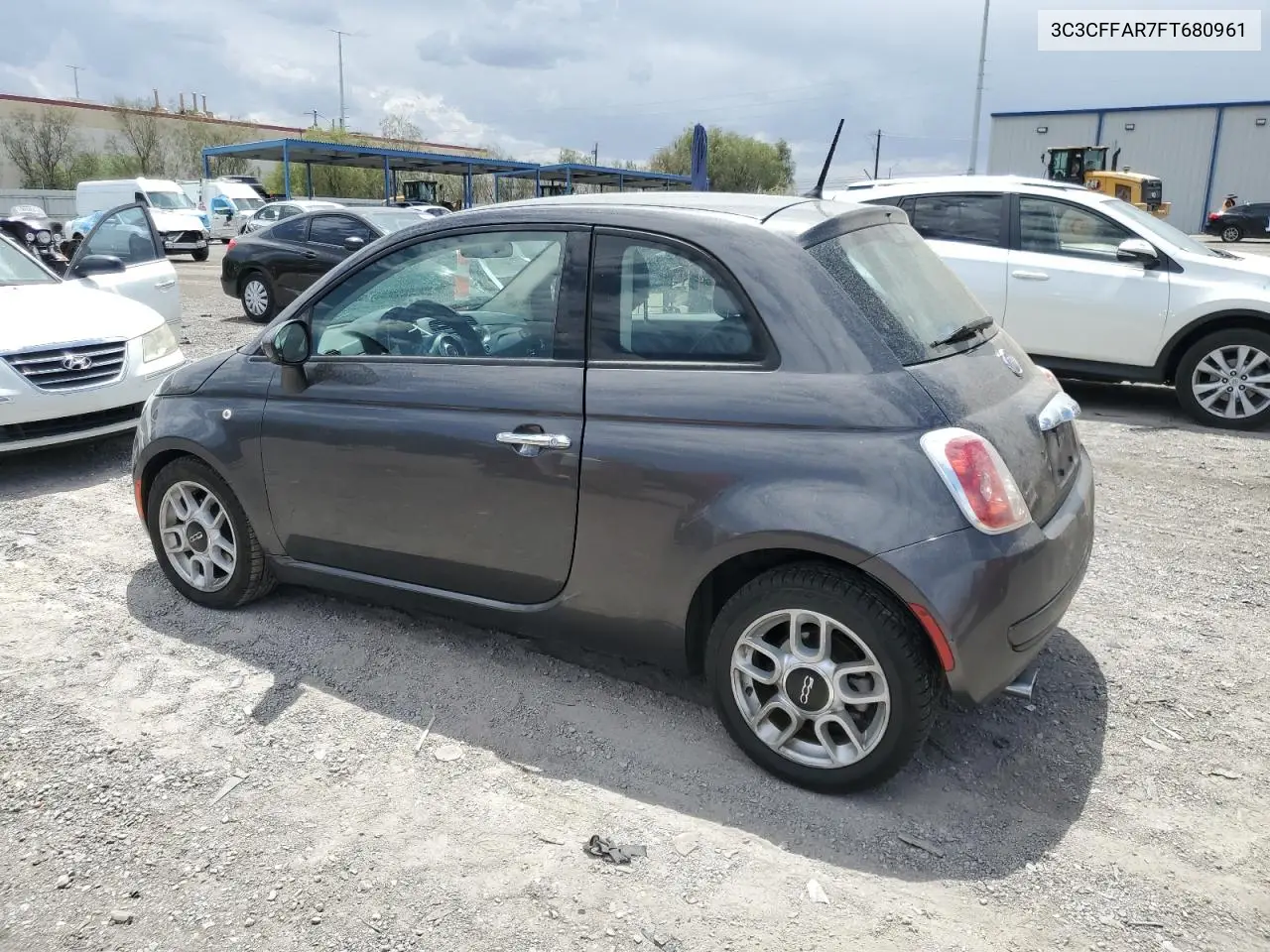 2015 Fiat 500 Pop VIN: 3C3CFFAR7FT680961 Lot: 63698625