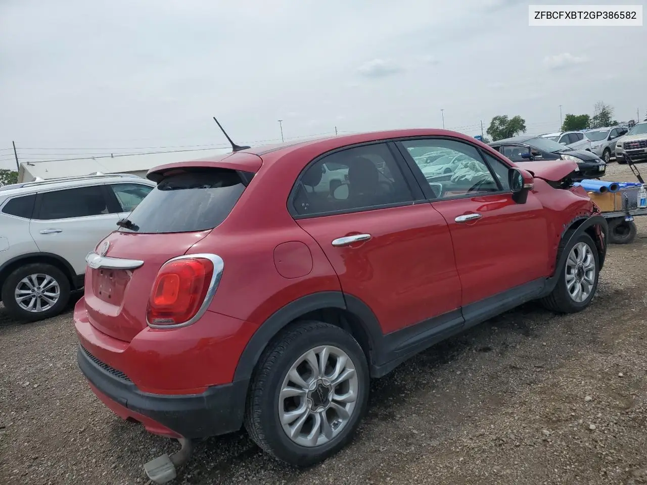 2016 Fiat 500X Easy VIN: ZFBCFXBT2GP386582 Lot: 59389305