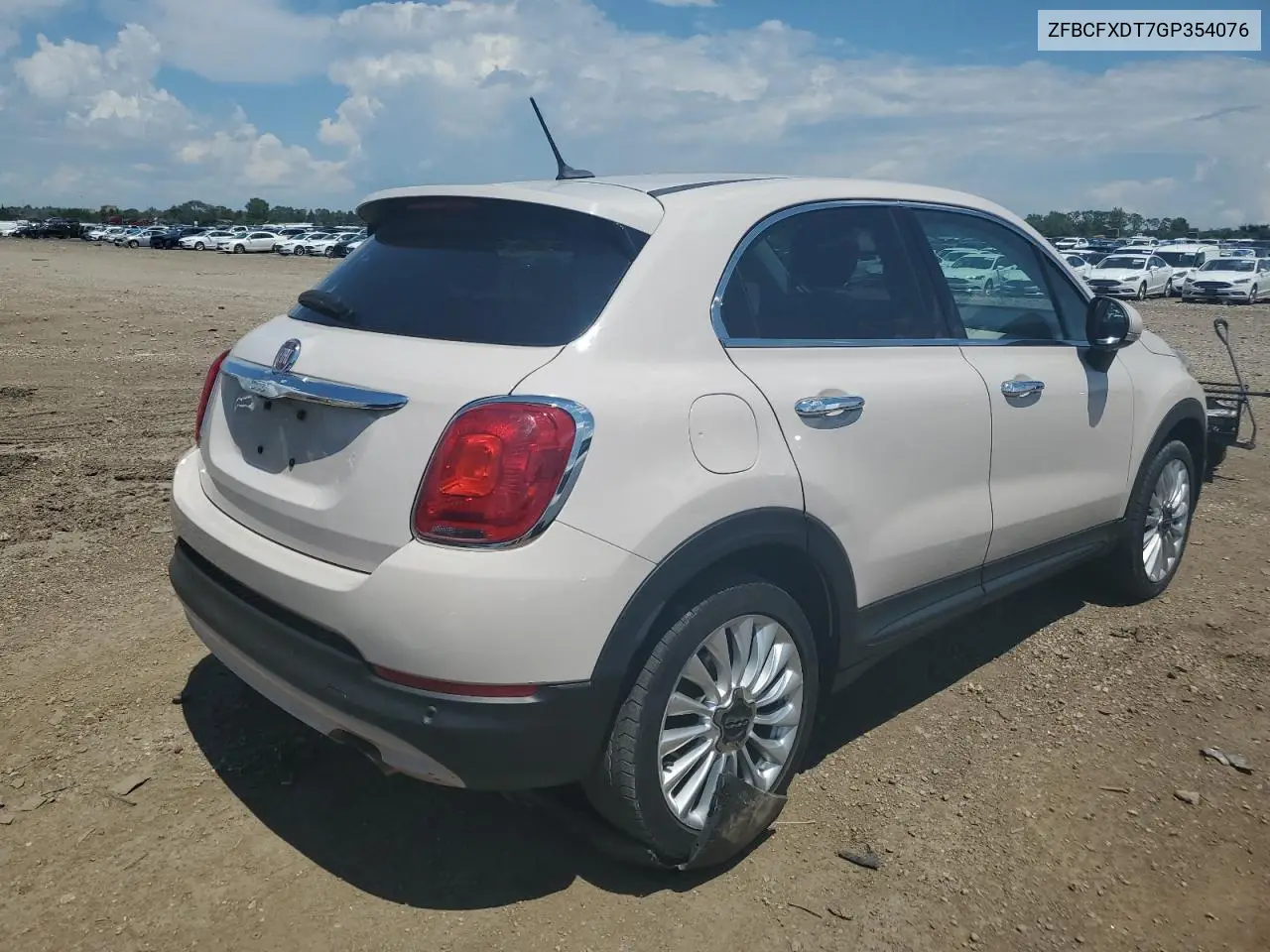 2016 Fiat 500X Lounge VIN: ZFBCFXDT7GP354076 Lot: 59963845