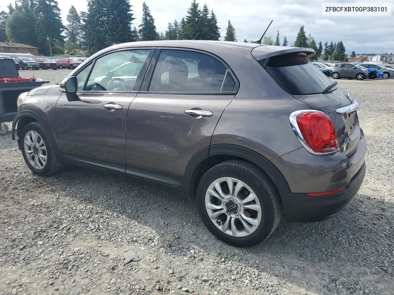 2016 Fiat 500X Easy VIN: ZFBCFXBT0GP383101 Lot: 61147345
