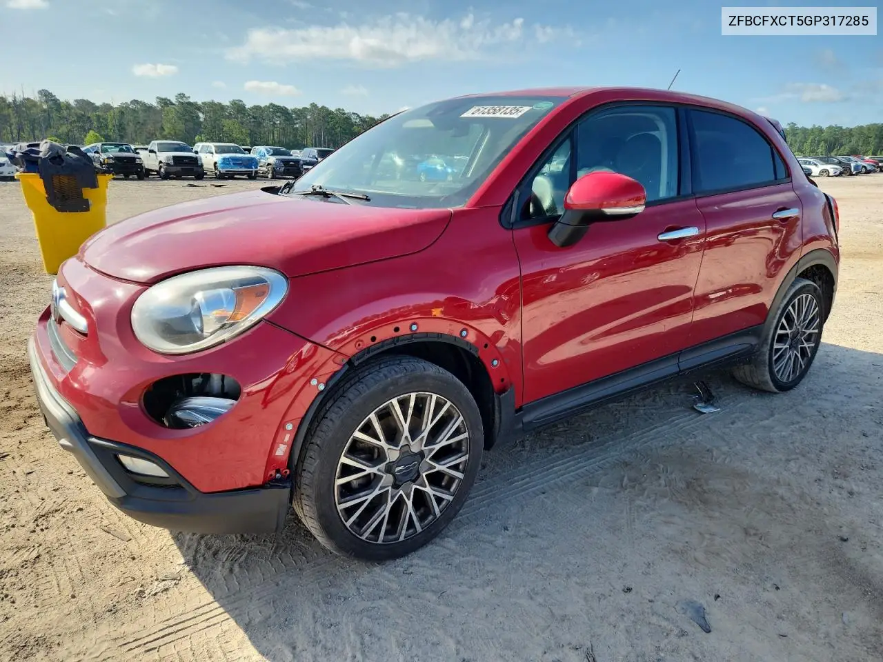2016 Fiat 500X Trekking VIN: ZFBCFXCT5GP317285 Lot: 61358135