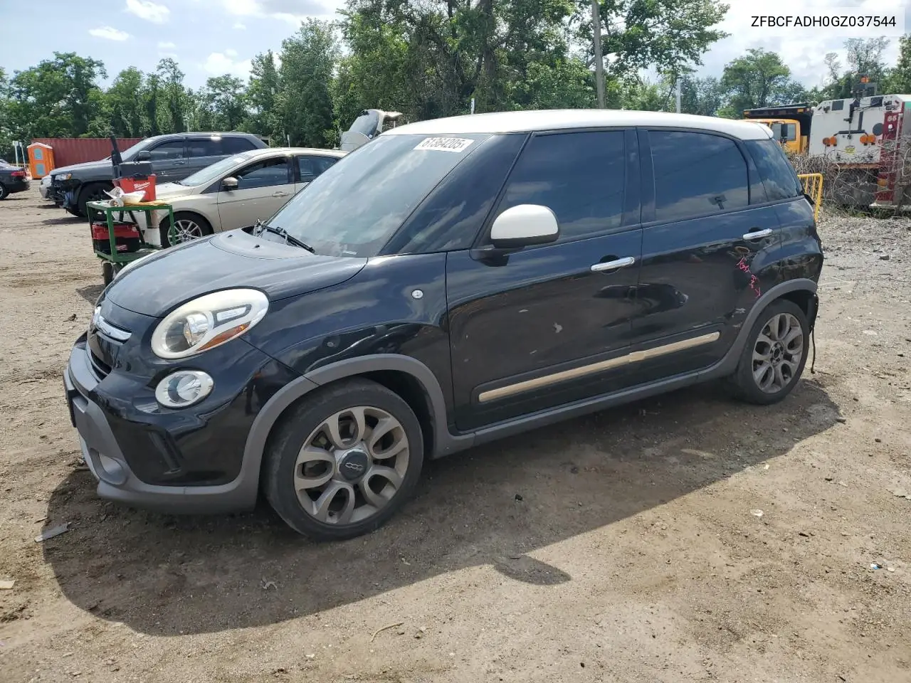 2016 Fiat 500L Trekking VIN: ZFBCFADH0GZ037544 Lot: 61364205