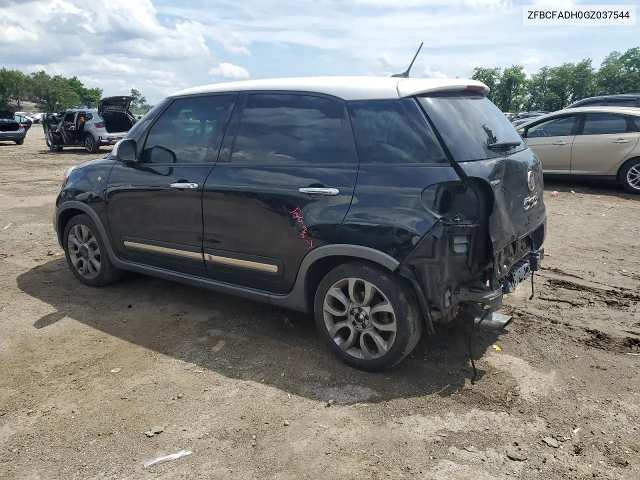 2016 Fiat 500L Trekking VIN: ZFBCFADH0GZ037544 Lot: 61364205