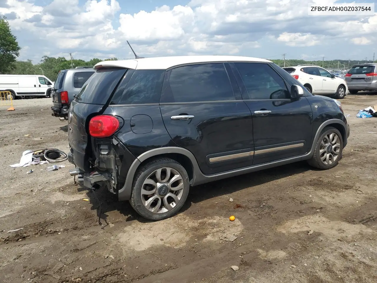 2016 Fiat 500L Trekking VIN: ZFBCFADH0GZ037544 Lot: 61364205