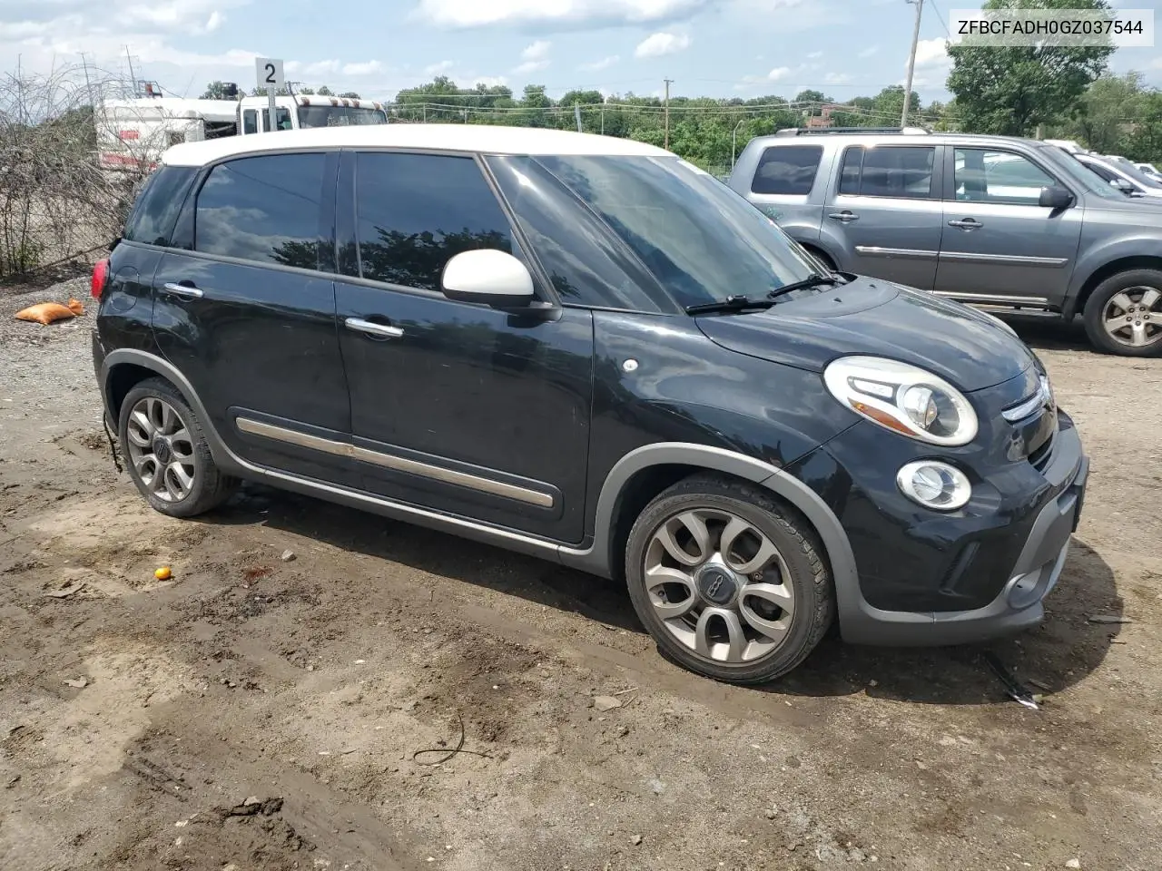 2016 Fiat 500L Trekking VIN: ZFBCFADH0GZ037544 Lot: 61364205