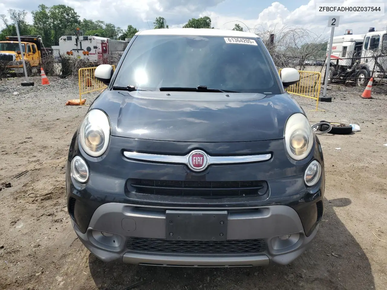 2016 Fiat 500L Trekking VIN: ZFBCFADH0GZ037544 Lot: 61364205