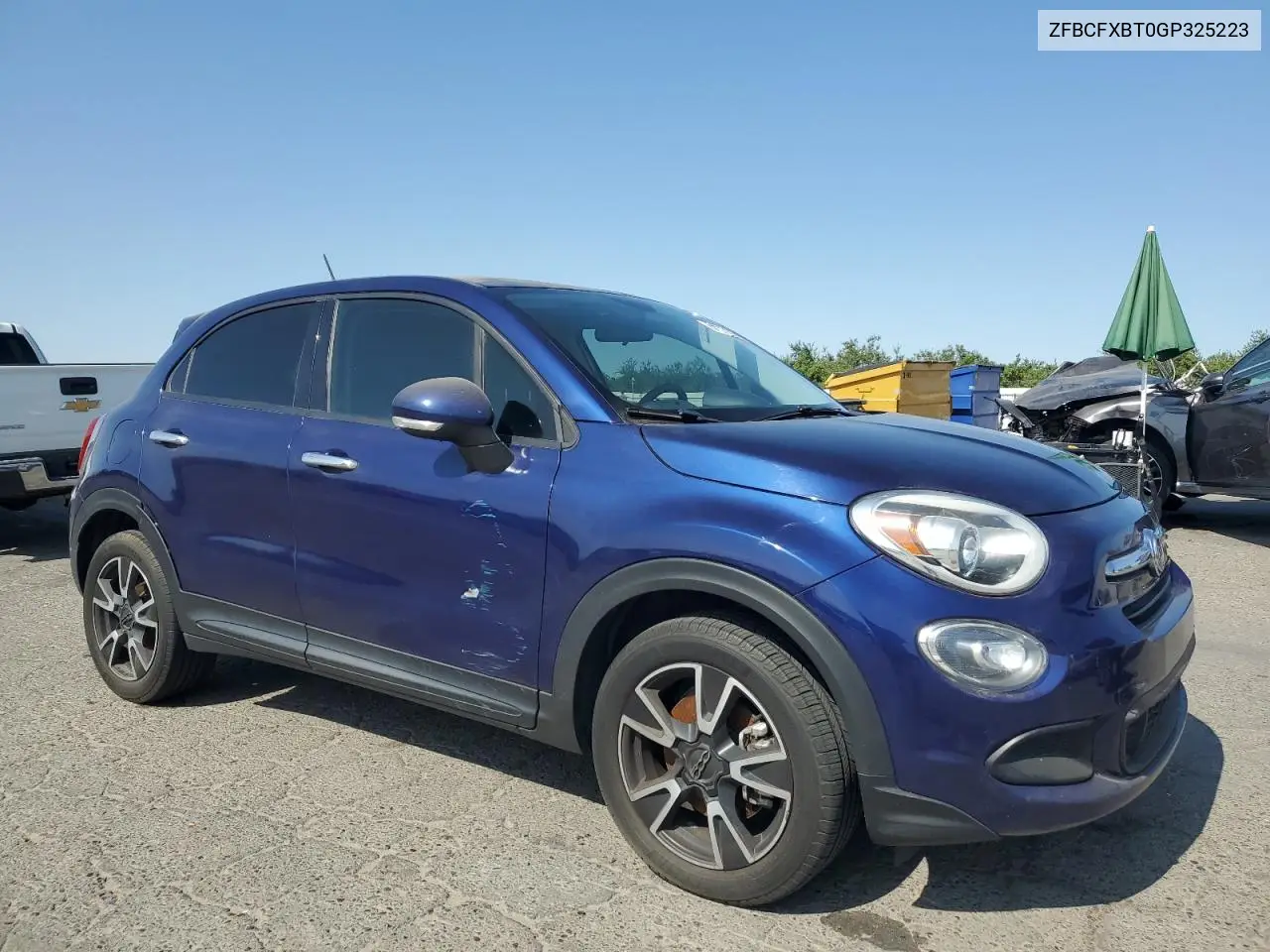 2016 Fiat 500X Easy VIN: ZFBCFXBT0GP325223 Lot: 61375825