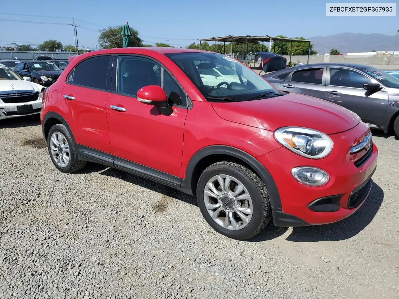 2016 Fiat 500X Easy VIN: ZFBCFXBT2GP367935 Lot: 61434345