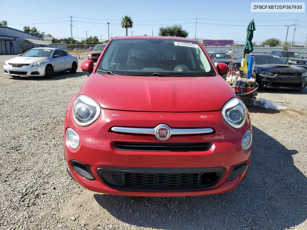 2016 Fiat 500X Easy VIN: ZFBCFXBT2GP367935 Lot: 61434345