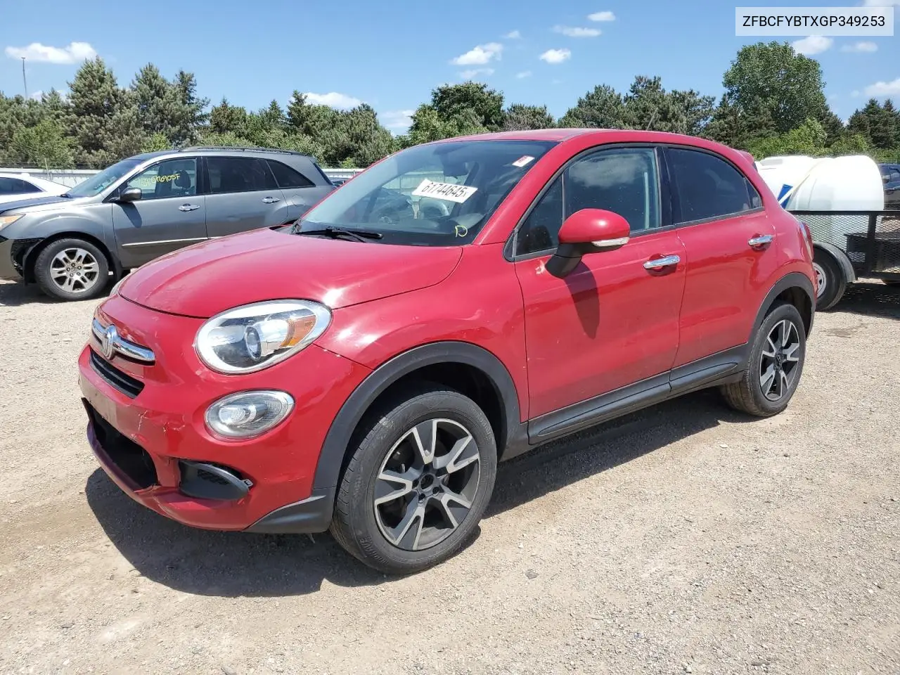 2016 Fiat 500X Easy VIN: ZFBCFYBTXGP349253 Lot: 61744645