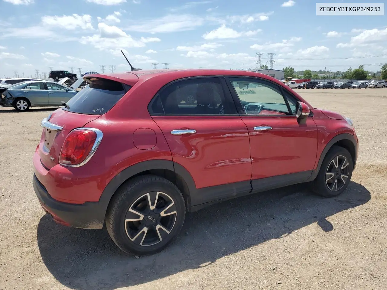 2016 Fiat 500X Easy VIN: ZFBCFYBTXGP349253 Lot: 61744645