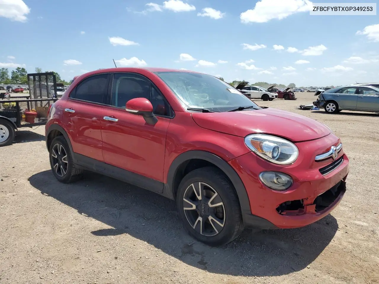 2016 Fiat 500X Easy VIN: ZFBCFYBTXGP349253 Lot: 61744645