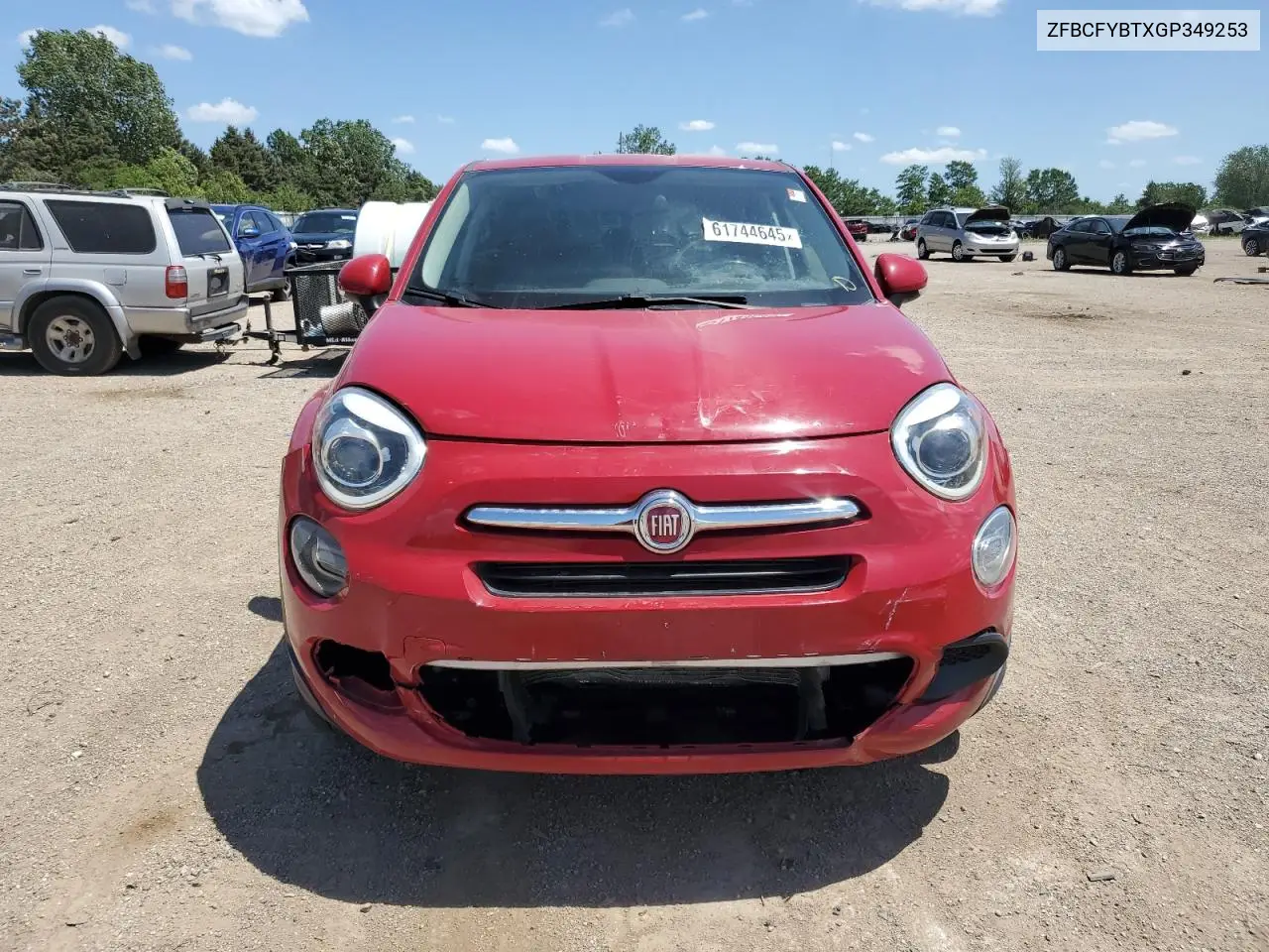 2016 Fiat 500X Easy VIN: ZFBCFYBTXGP349253 Lot: 61744645