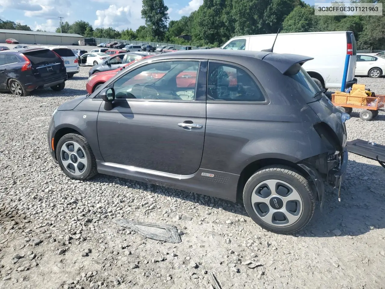 2016 Fiat 500 Electric VIN: 3C3CFFGE3GT121963 Lot: 61745365