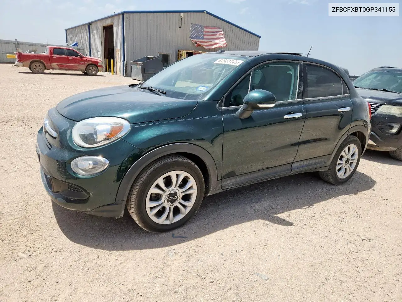 2016 Fiat 500X Easy VIN: ZFBCFXBT0GP341155 Lot: 61961145