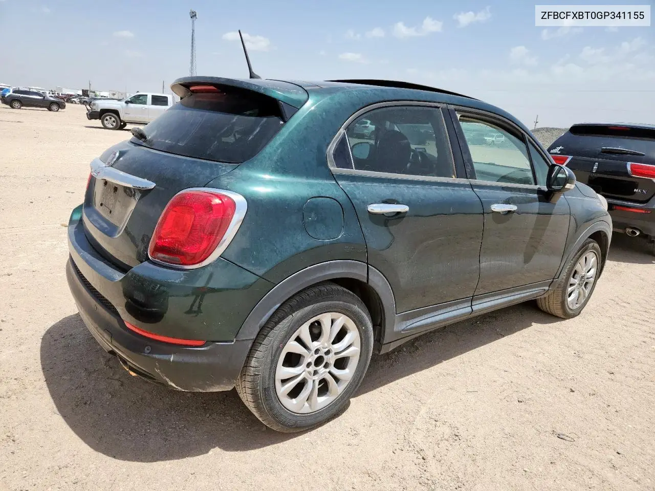 2016 Fiat 500X Easy VIN: ZFBCFXBT0GP341155 Lot: 61961145