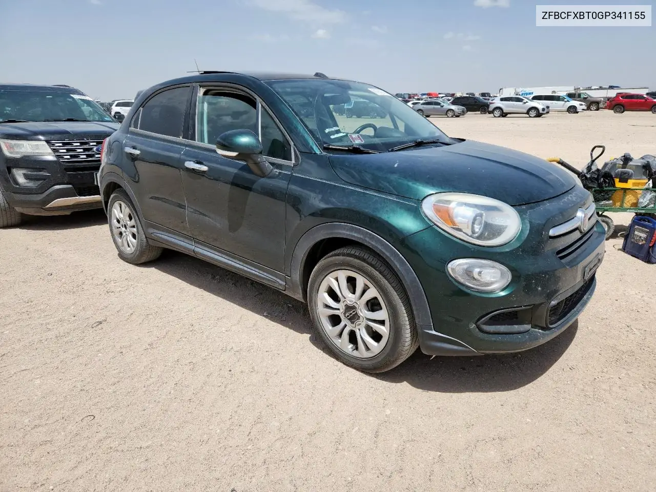 2016 Fiat 500X Easy VIN: ZFBCFXBT0GP341155 Lot: 61961145