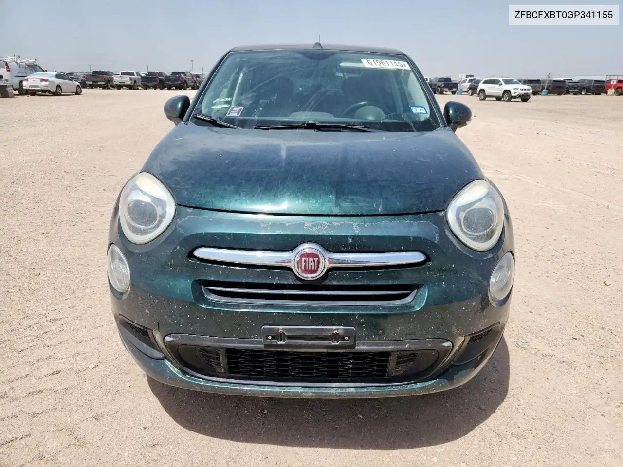 2016 Fiat 500X Easy VIN: ZFBCFXBT0GP341155 Lot: 61961145