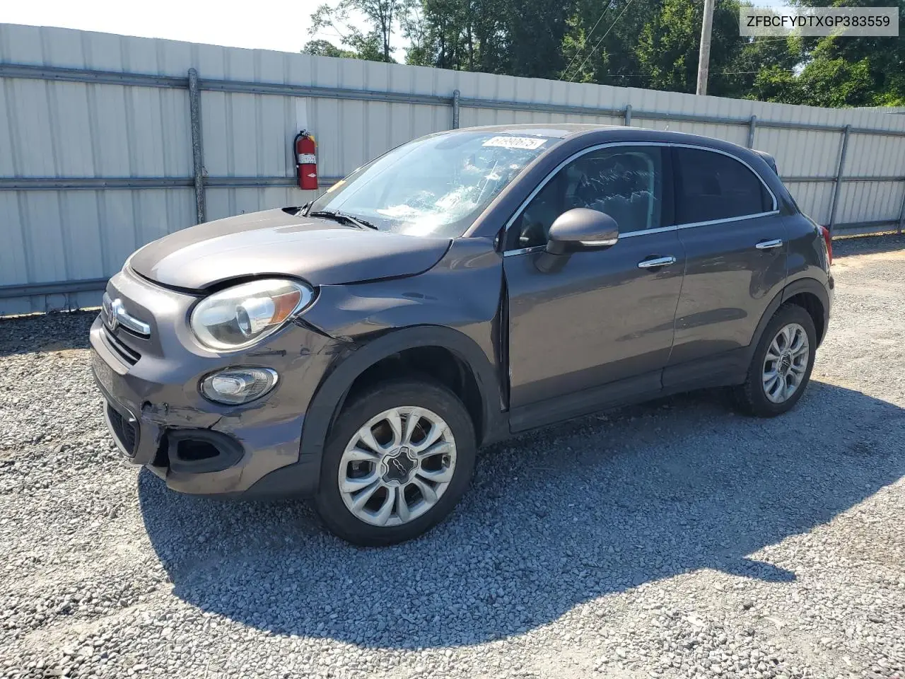 2016 Fiat 500X Lounge VIN: ZFBCFYDTXGP383559 Lot: 61990675