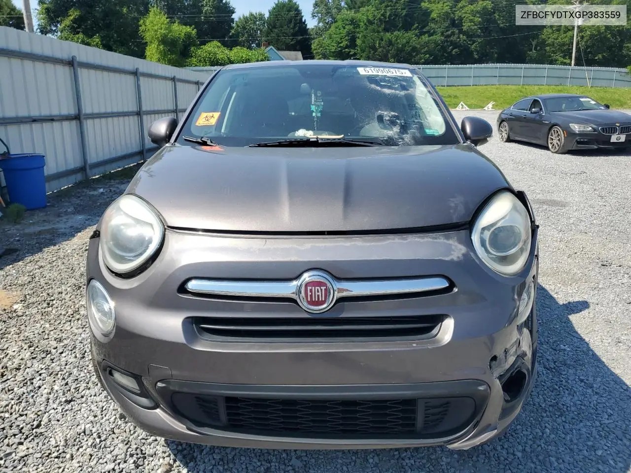 2016 Fiat 500X Lounge VIN: ZFBCFYDTXGP383559 Lot: 61990675