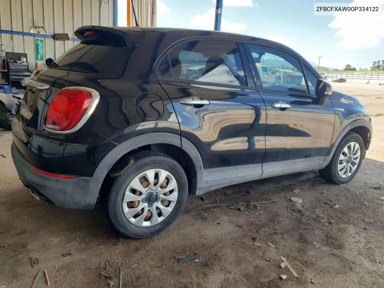 2016 Fiat 500X Pop VIN: ZFBCFXAW0GP334122 Lot: 62085195