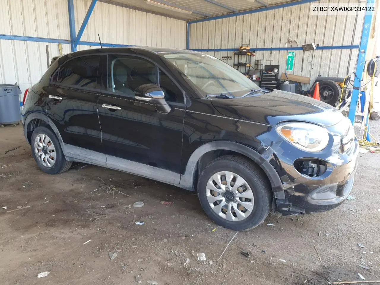 2016 Fiat 500X Pop VIN: ZFBCFXAW0GP334122 Lot: 62085195
