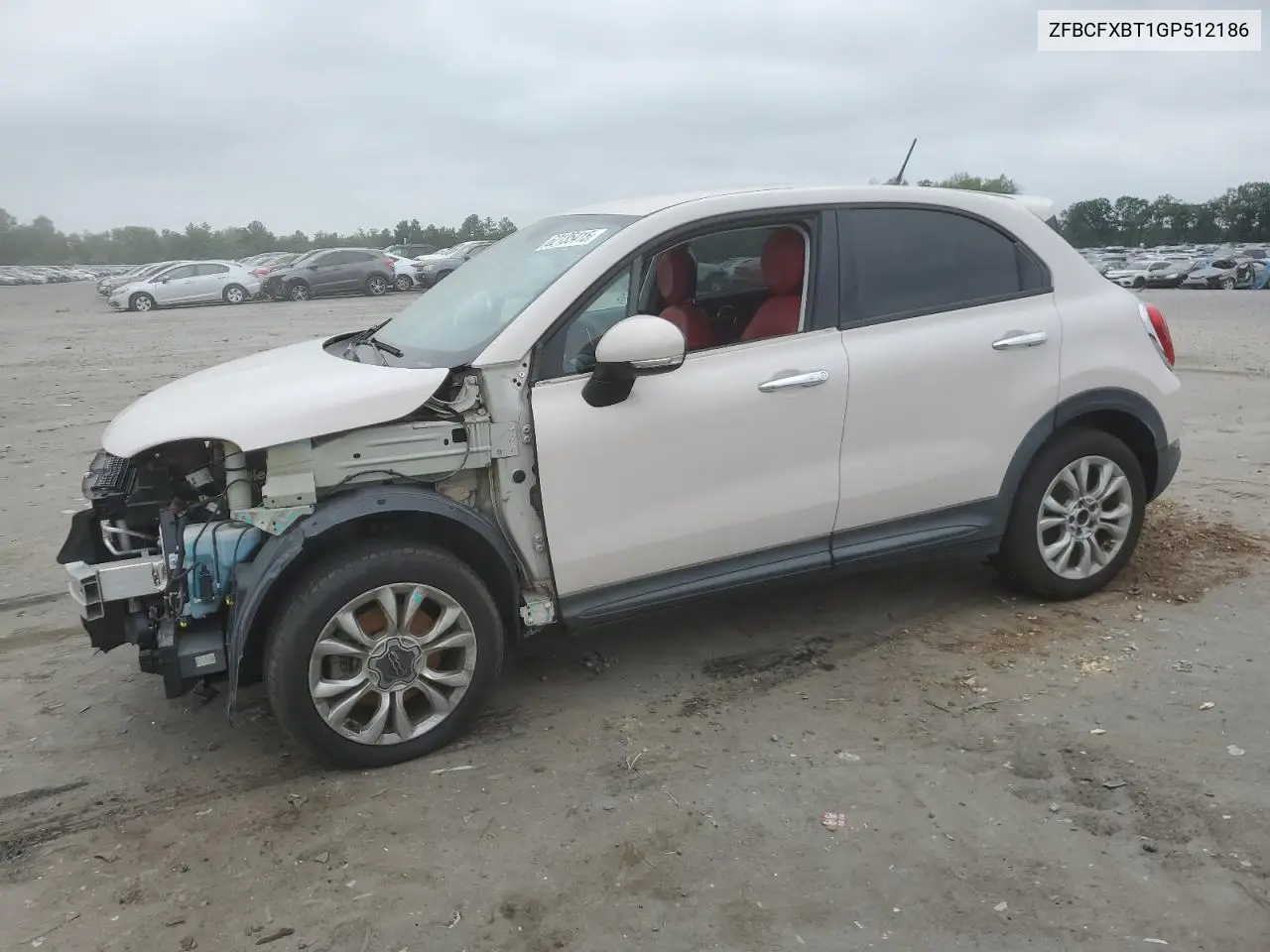 2016 Fiat 500X Easy VIN: ZFBCFXBT1GP512186 Lot: 62135415