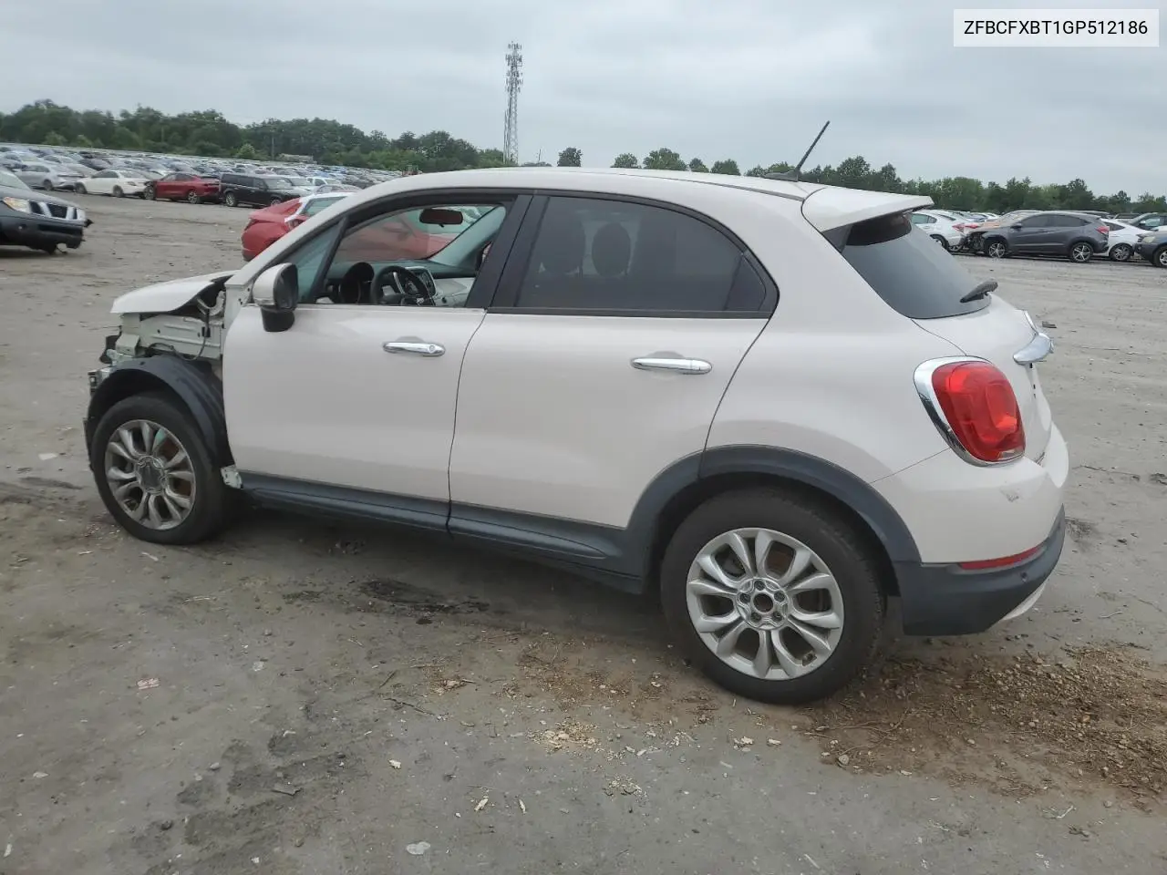 2016 Fiat 500X Easy VIN: ZFBCFXBT1GP512186 Lot: 62135415