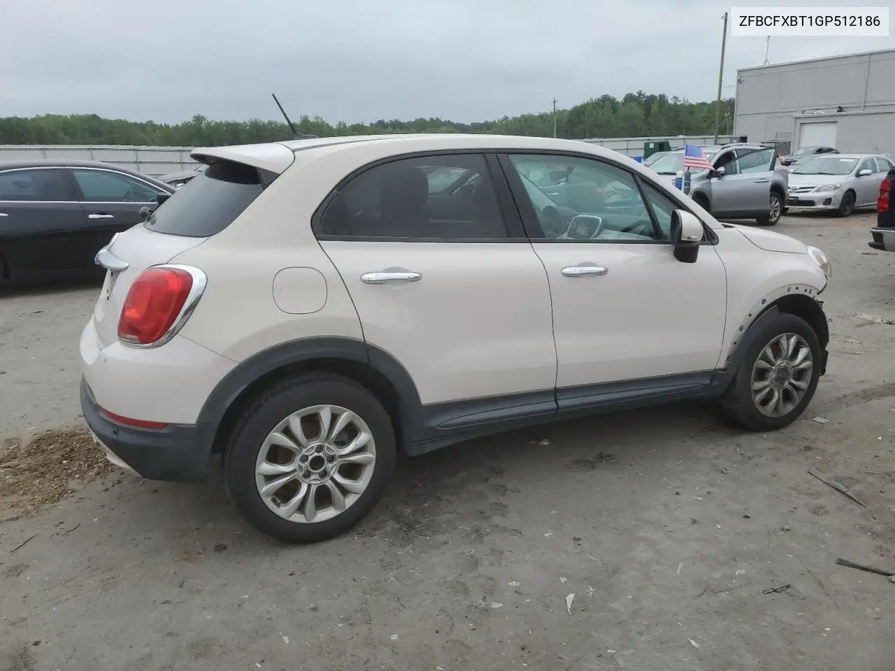 2016 Fiat 500X Easy VIN: ZFBCFXBT1GP512186 Lot: 62135415