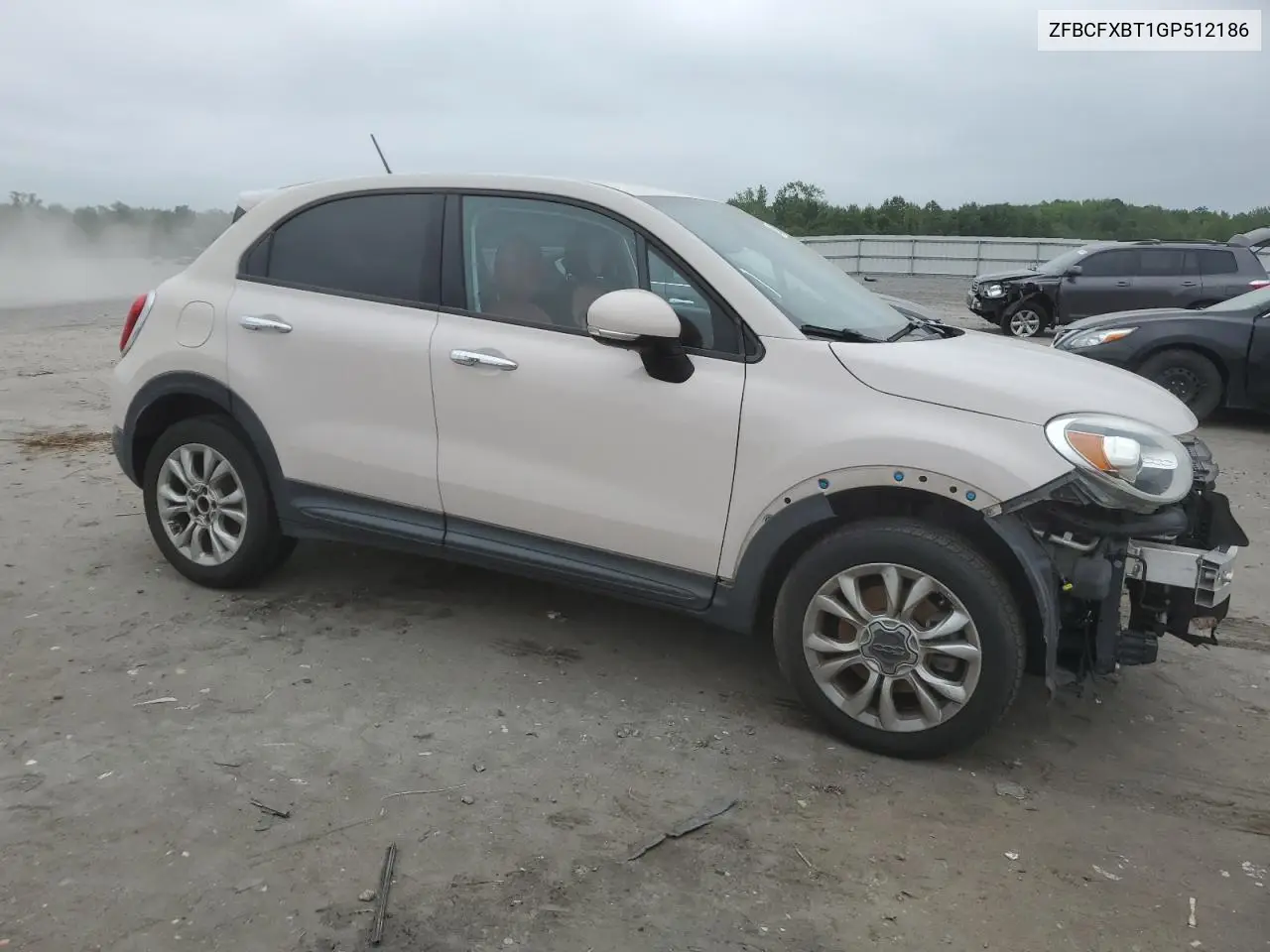 2016 Fiat 500X Easy VIN: ZFBCFXBT1GP512186 Lot: 62135415