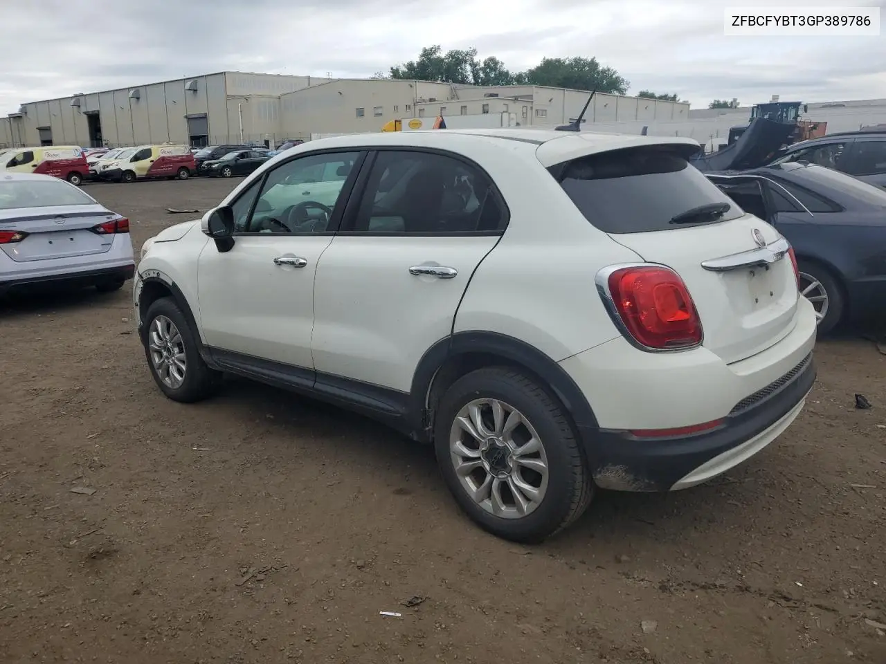 2016 Fiat 500X Easy VIN: ZFBCFYBT3GP389786 Lot: 62272515
