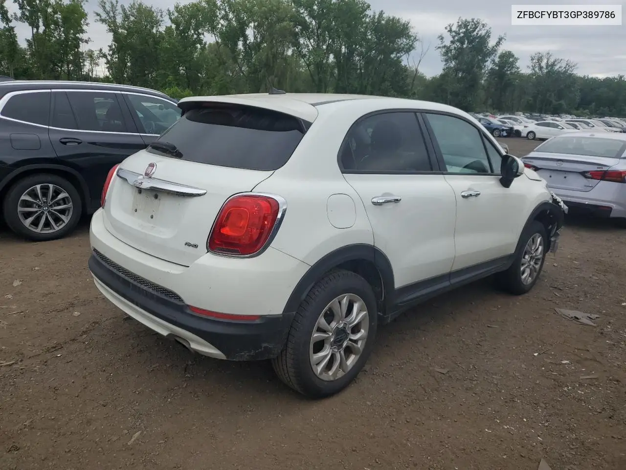 2016 Fiat 500X Easy VIN: ZFBCFYBT3GP389786 Lot: 62272515