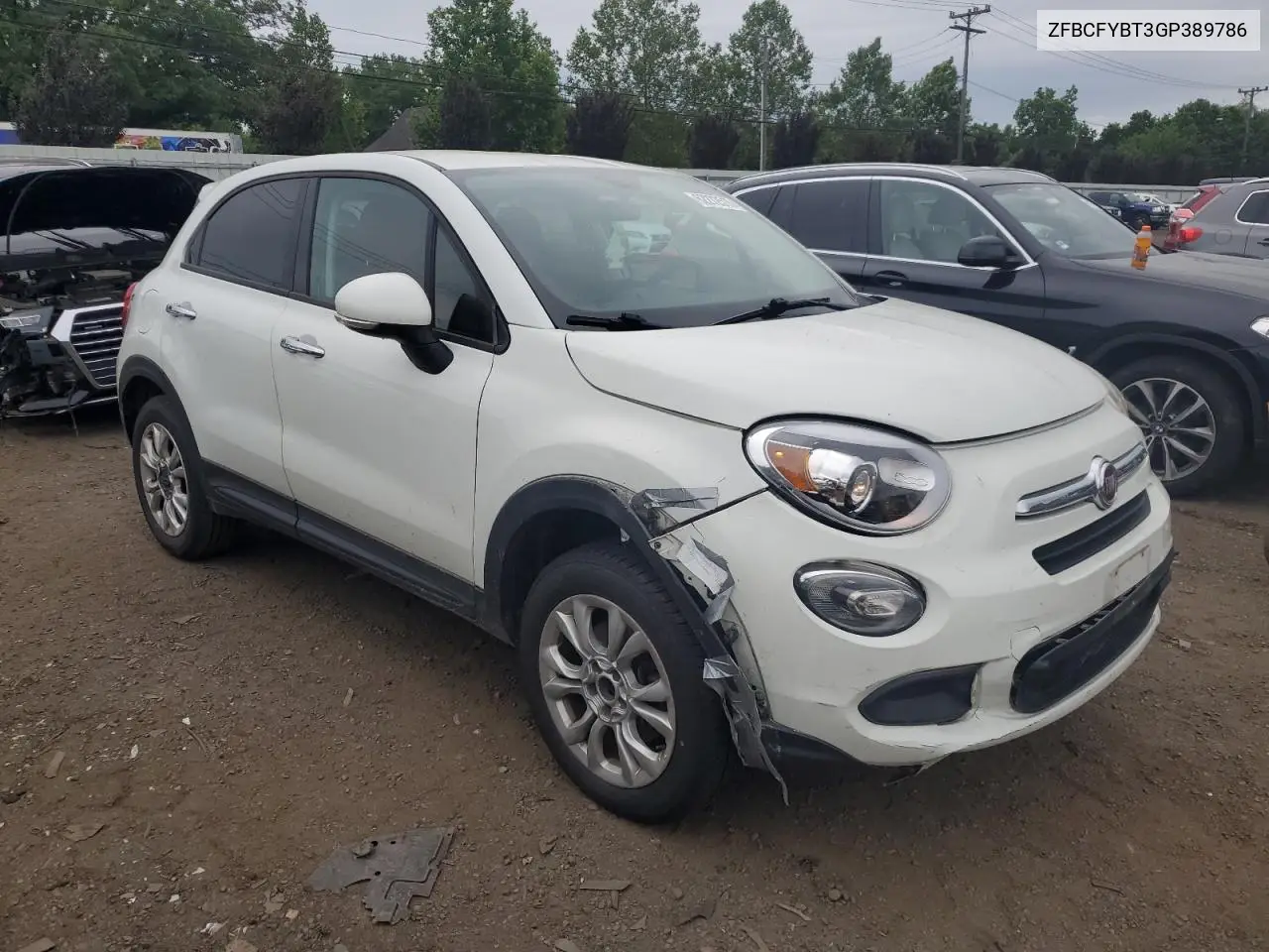 2016 Fiat 500X Easy VIN: ZFBCFYBT3GP389786 Lot: 62272515