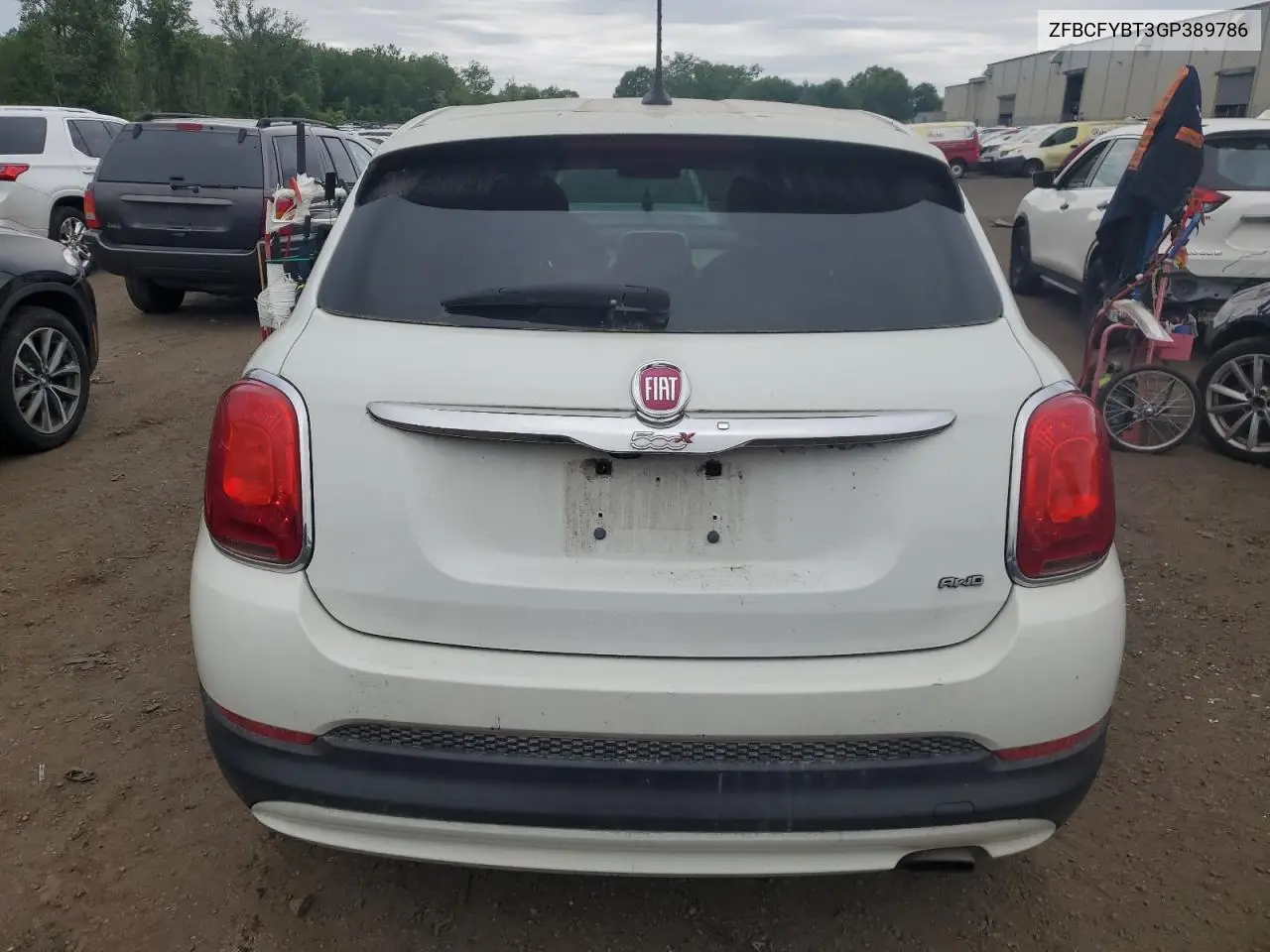 2016 Fiat 500X Easy VIN: ZFBCFYBT3GP389786 Lot: 62272515