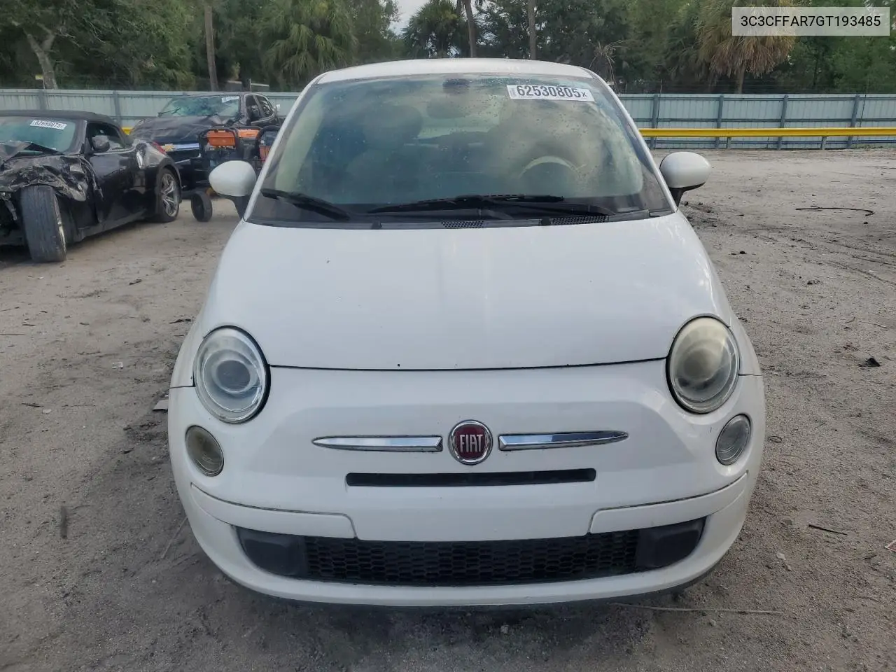 2016 Fiat 500 Pop VIN: 3C3CFFAR7GT193485 Lot: 62530805