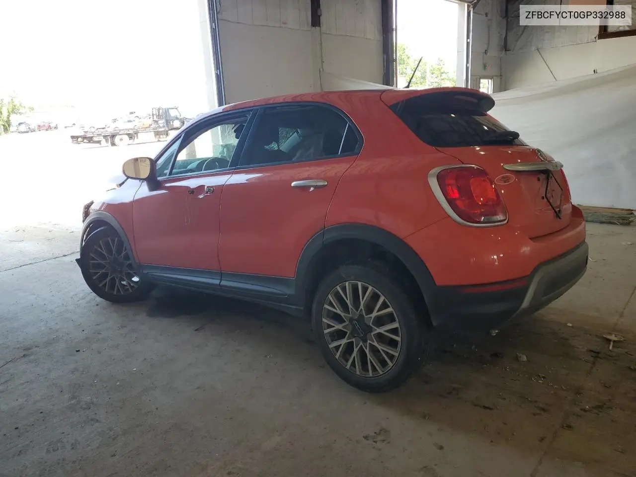 2016 Fiat 500X Trekking VIN: ZFBCFYCT0GP332988 Lot: 62692545