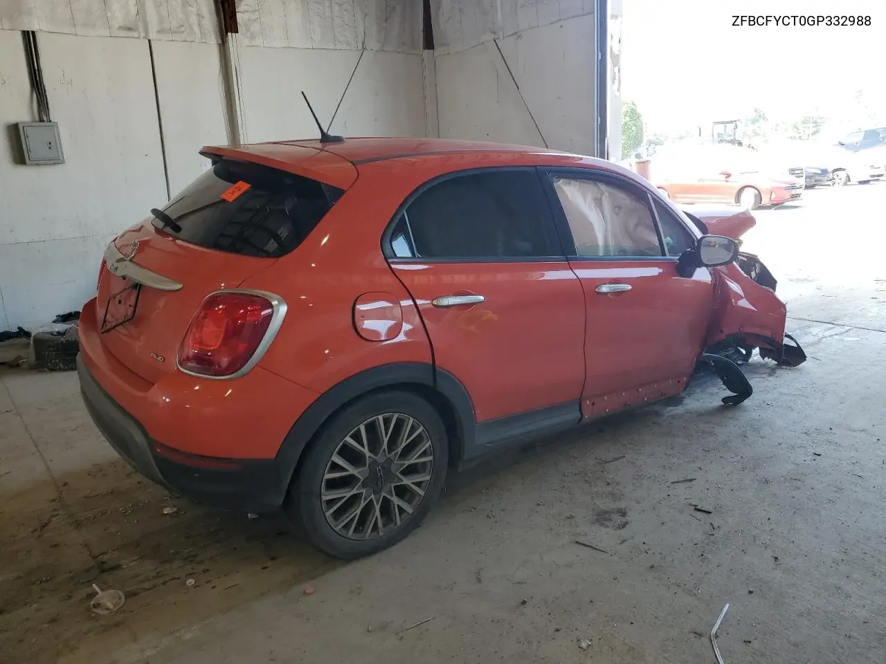 2016 Fiat 500X Trekking VIN: ZFBCFYCT0GP332988 Lot: 62692545
