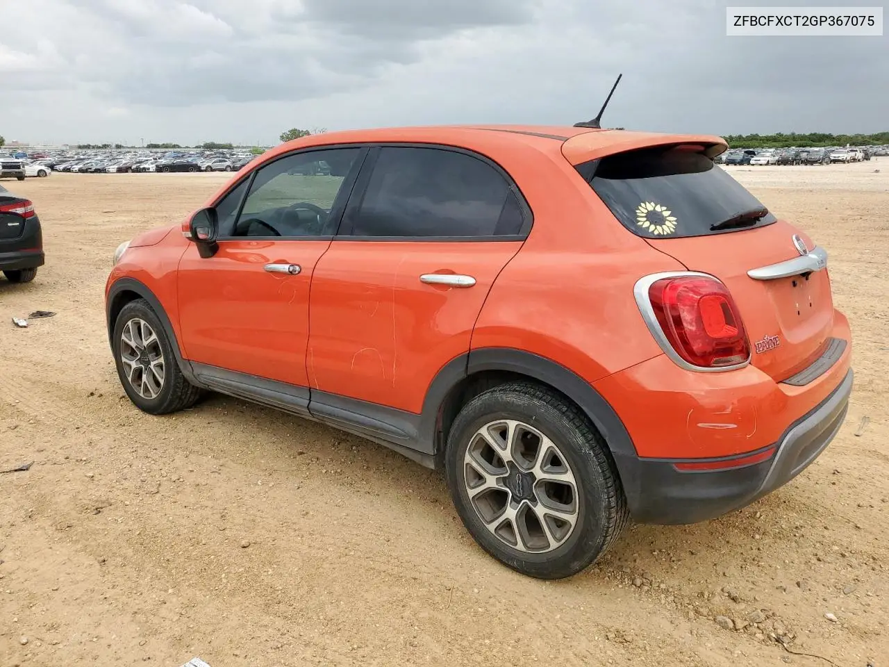 2016 Fiat 500X Trekking VIN: ZFBCFXCT2GP367075 Lot: 62720515