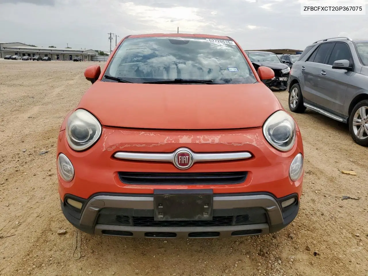 2016 Fiat 500X Trekking VIN: ZFBCFXCT2GP367075 Lot: 62720515