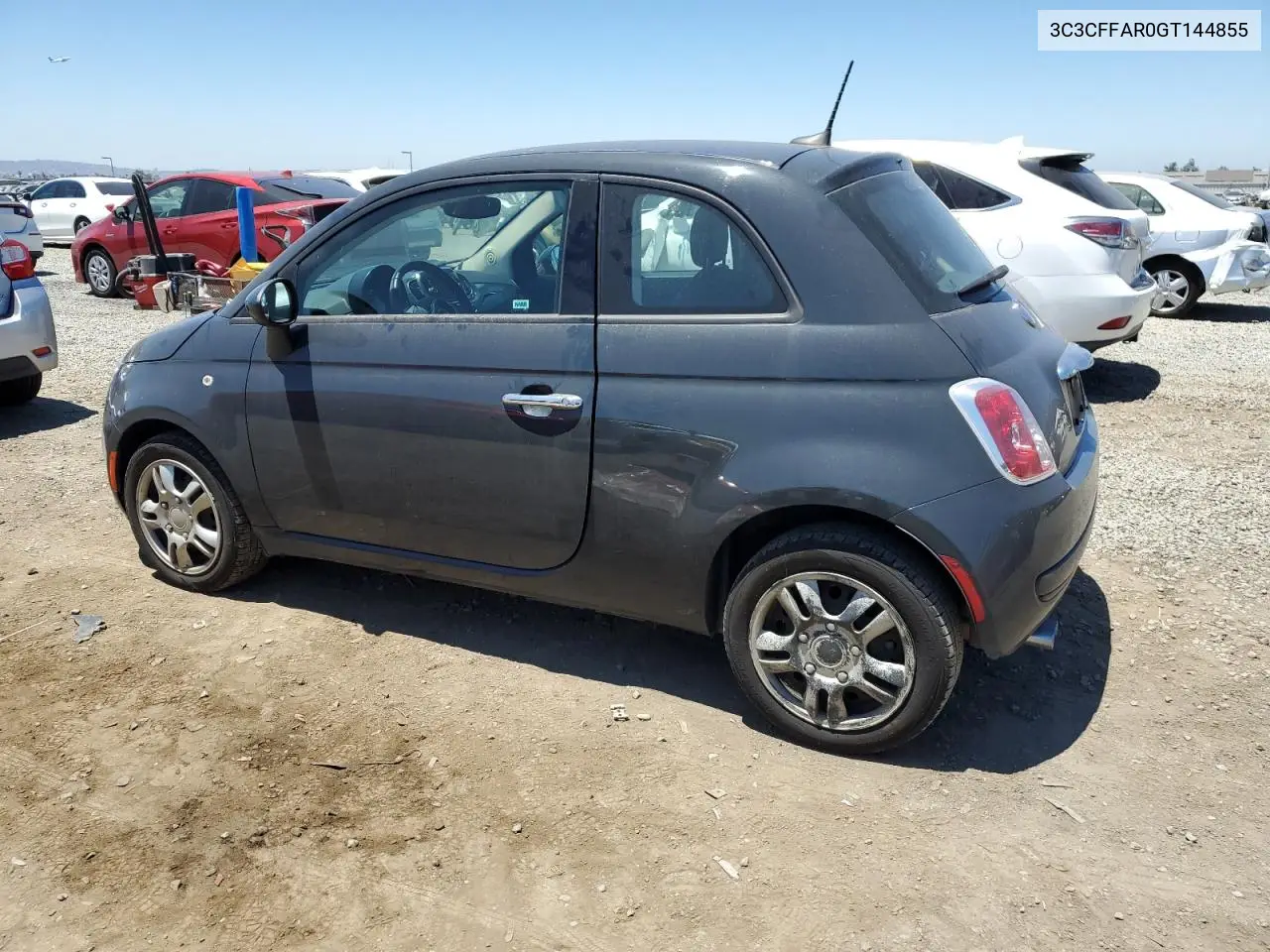 2016 Fiat 500 Pop VIN: 3C3CFFAR0GT144855 Lot: 62751895