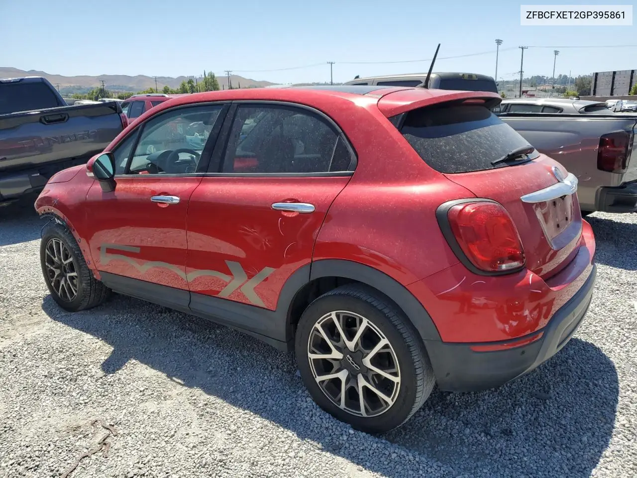 2016 Fiat 500X Trekking Plus VIN: ZFBCFXET2GP395861 Lot: 62788985