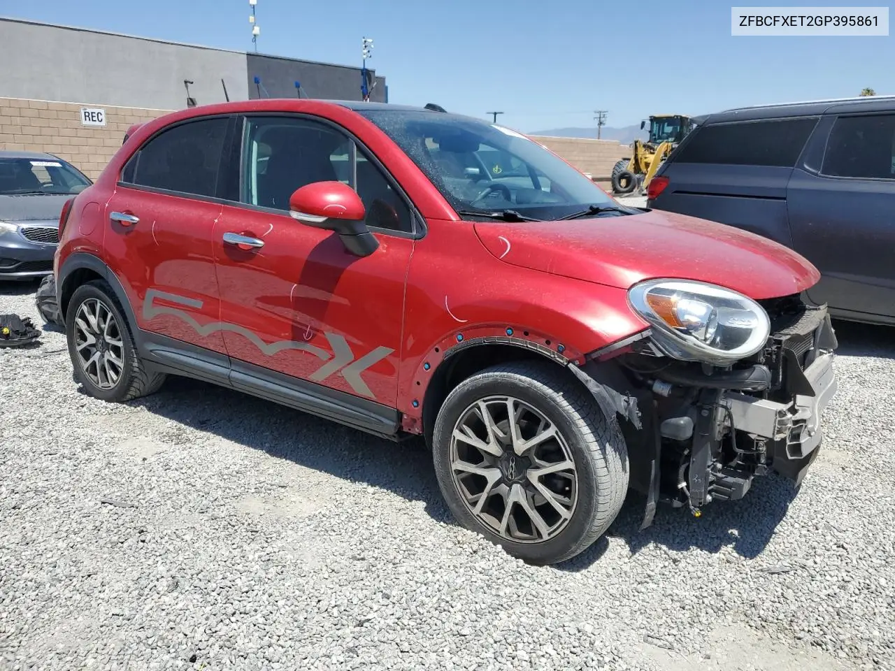 2016 Fiat 500X Trekking Plus VIN: ZFBCFXET2GP395861 Lot: 62788985