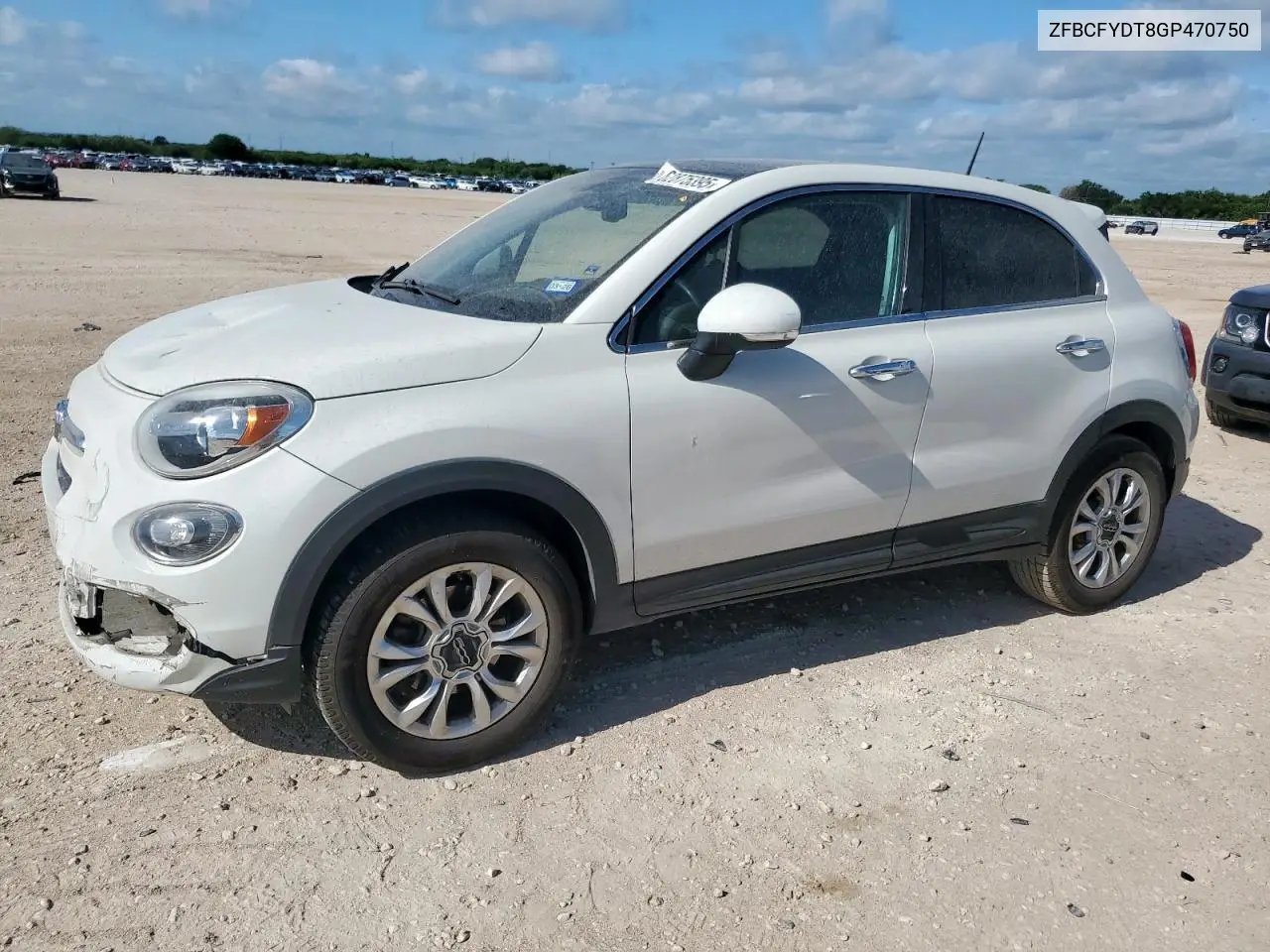 2016 Fiat 500X Lounge VIN: ZFBCFYDT8GP470750 Lot: 62875395