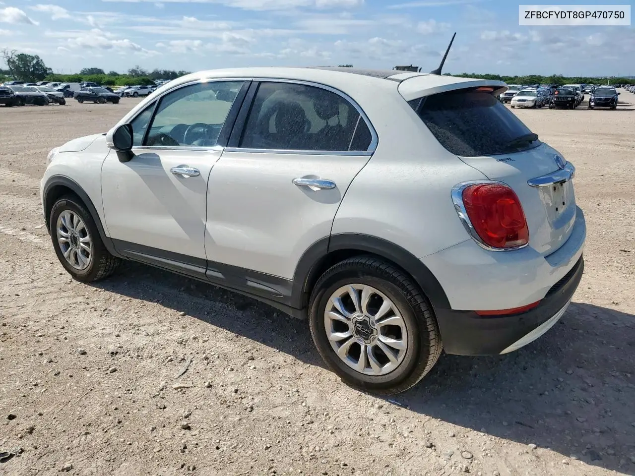 2016 Fiat 500X Lounge VIN: ZFBCFYDT8GP470750 Lot: 62875395