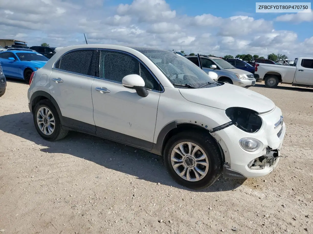 2016 Fiat 500X Lounge VIN: ZFBCFYDT8GP470750 Lot: 62875395