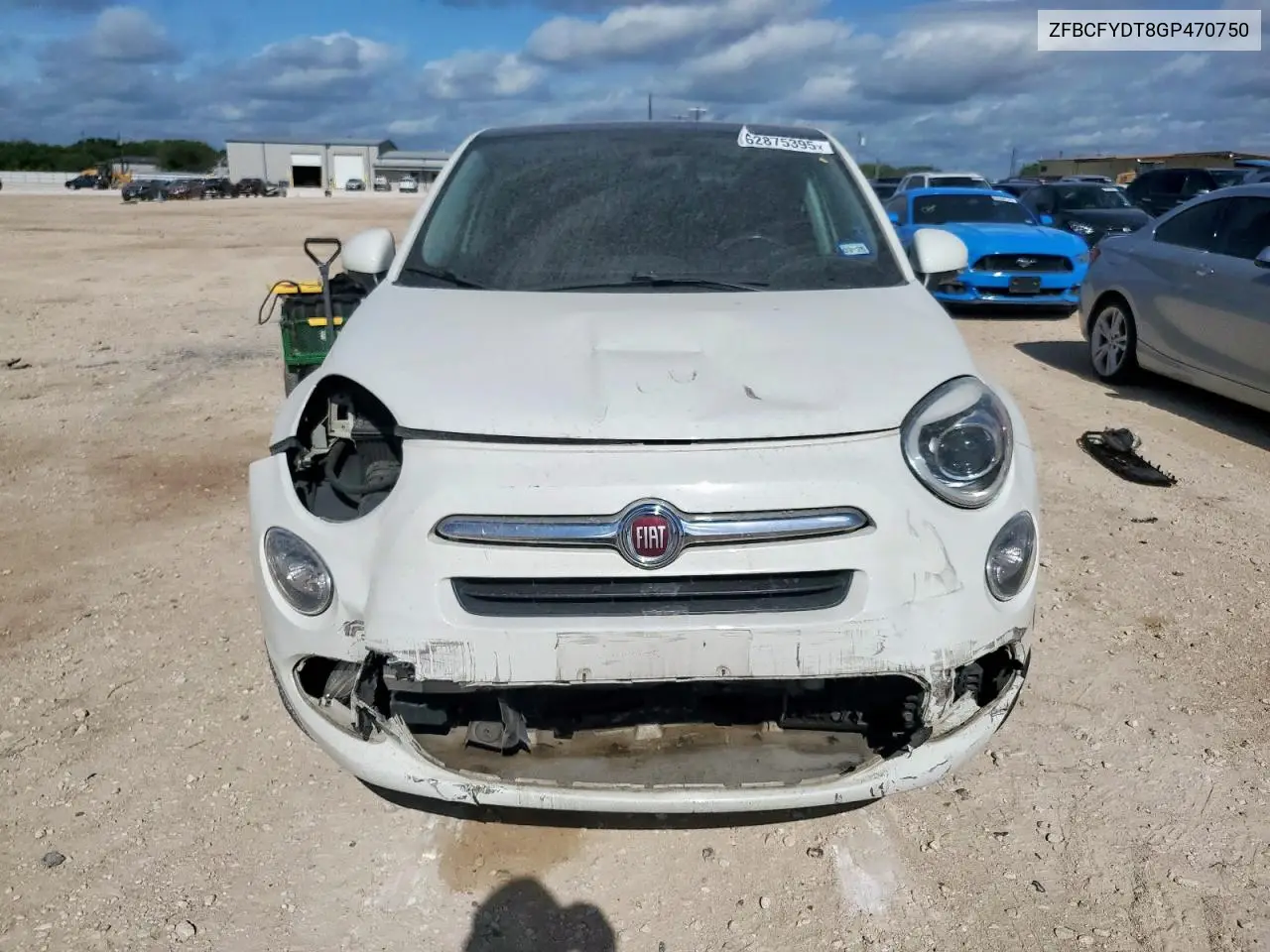 2016 Fiat 500X Lounge VIN: ZFBCFYDT8GP470750 Lot: 62875395