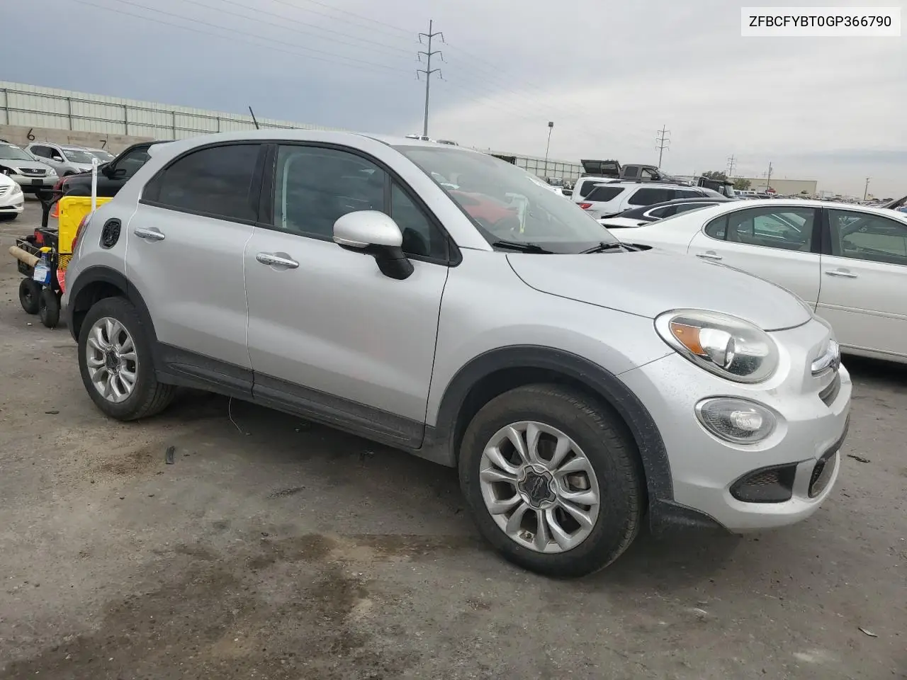 2016 Fiat 500X Easy VIN: ZFBCFYBT0GP366790 Lot: 62908455