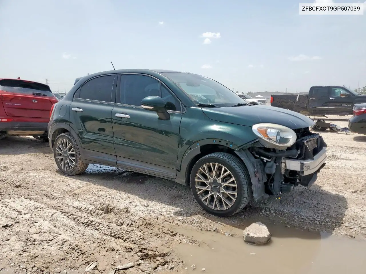 2016 Fiat 500X Trekking VIN: ZFBCFXCT9GP507039 Lot: 63276985