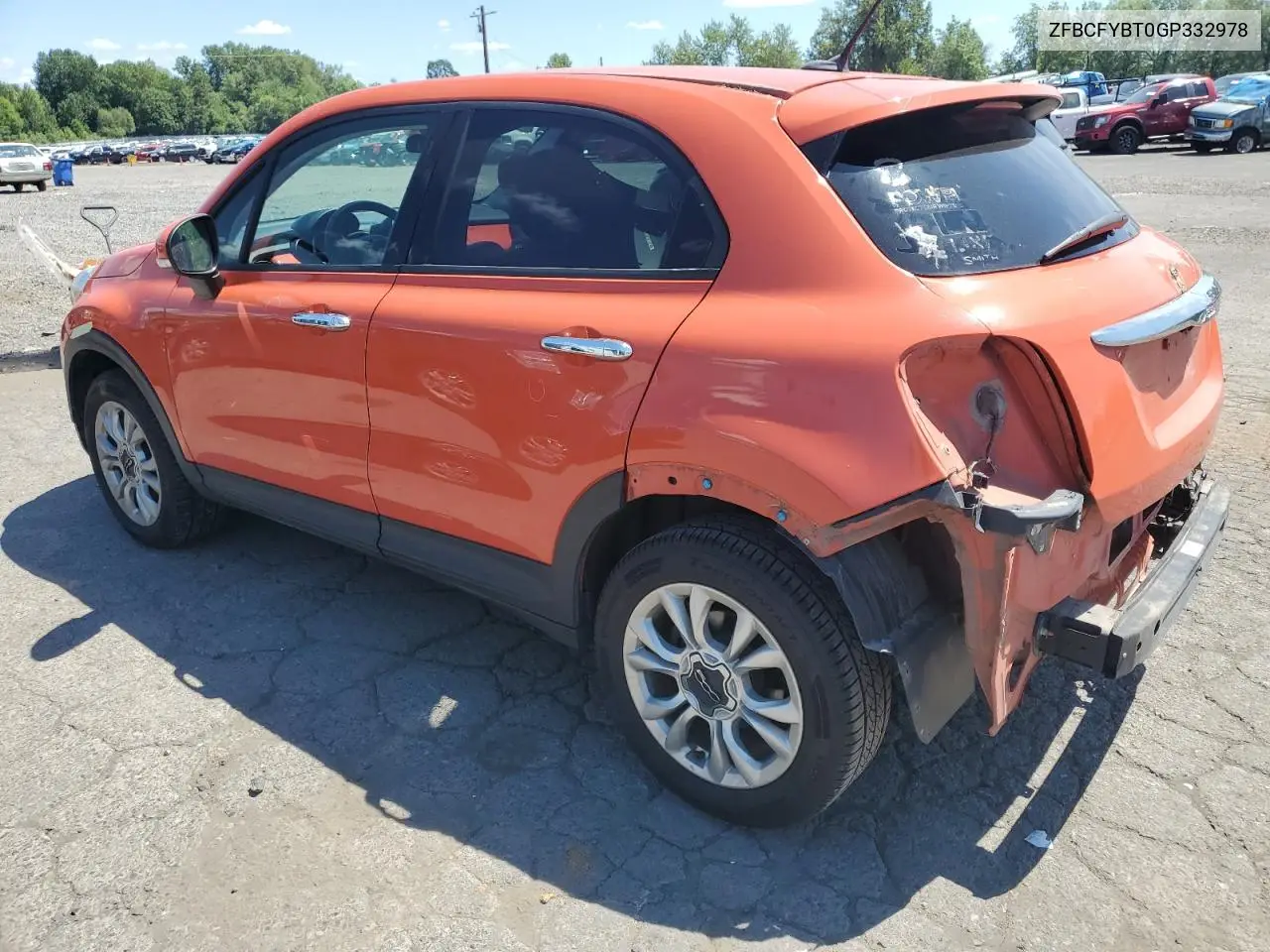 2016 Fiat 500X Easy VIN: ZFBCFYBT0GP332978 Lot: 63450285